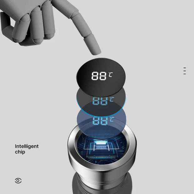 1200ML Smart Thermos with Display