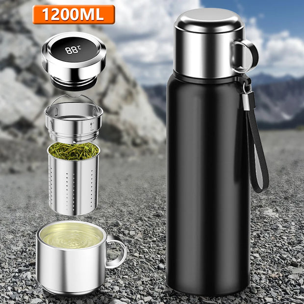1200ML Smart Thermos with Display