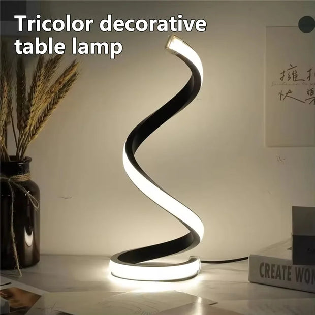 Spiral LED Dimmable Night Lamp