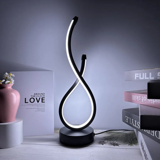 Spiral LED Dimmable Night Lamp