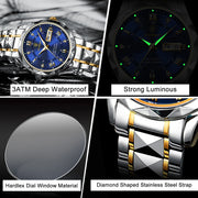 Men’s Waterproof Luminous Quartz Watch