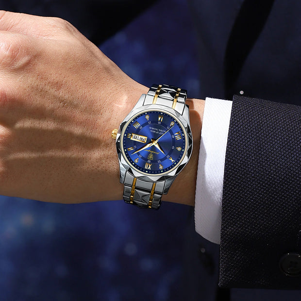 Men’s Waterproof Luminous Quartz Watch