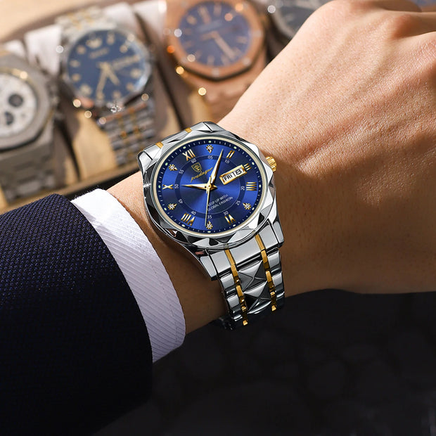 Men’s Waterproof Luminous Quartz Watch